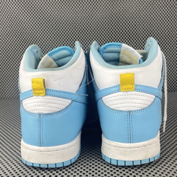 Nike Dunk High Retro Sneakers Mens 11 Blue Chill Logo White Lace Up
